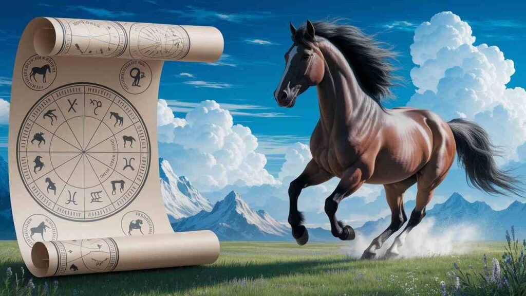 How horse birth chart is created?