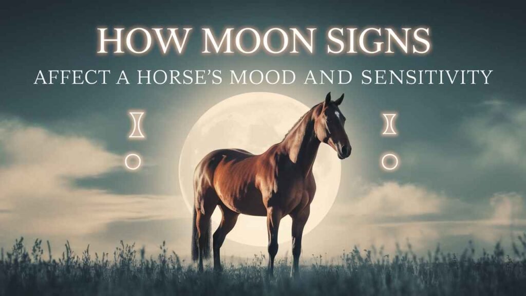 How moon signs affect a horse’s mood and sensitivity